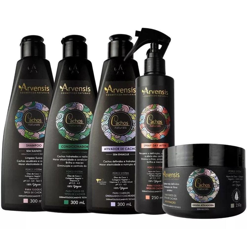 Kit Arvensis Shampoo Condicionador Ativador Day After Geleia