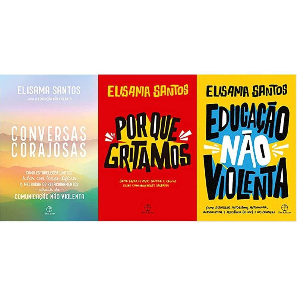Kit 3 Livro Elisama Santo Conversa Corajosa + Gritamos + 1