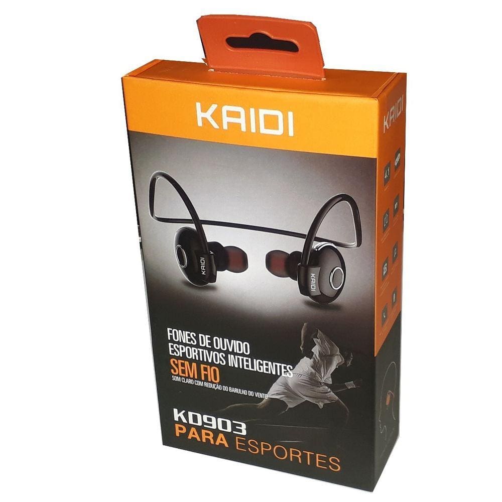 Fone De Ouvido Kaidi Bluetooth Esportivos Inteligentes Kd903