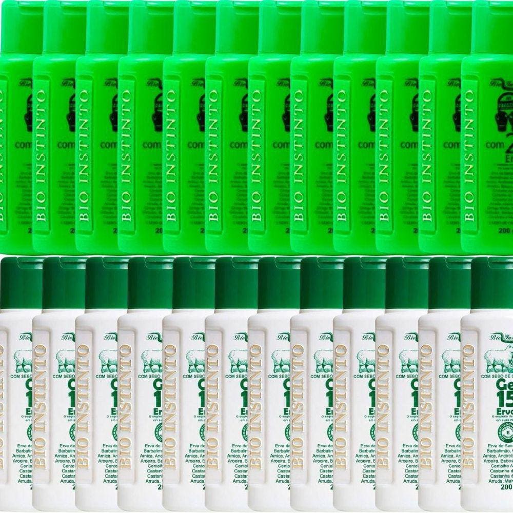 Revenda 12 Gel Detonador Com 21 Ervas 200G + 12 Gel 15 Ervas