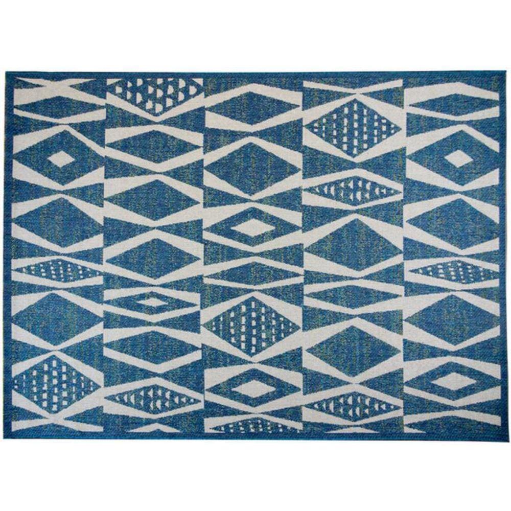 Tapete Sisal Aurora 02 Azul 2,00 X 2,50M - Edantex