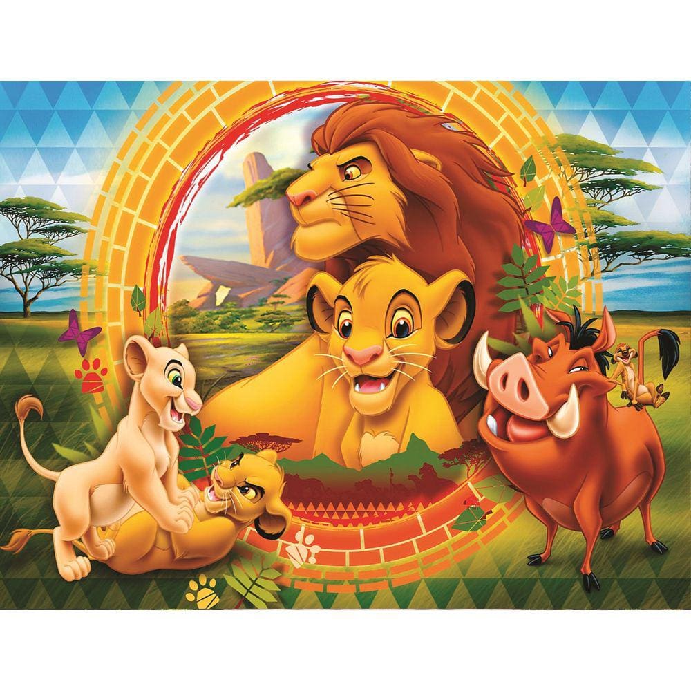 Fundo Fotográfico Em Tecido Rei Leão 2,60X1,50