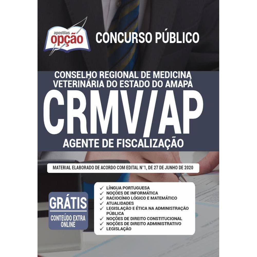 Apostila Crmv Ap - Agente Fiscalização Medicina Veterinária