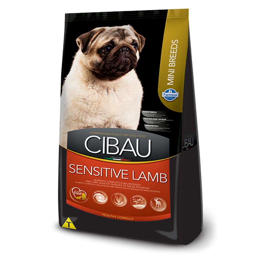Ração Farmina Cibau Sensitive Lamb Cães Adultos Raças Pequenas 1kg