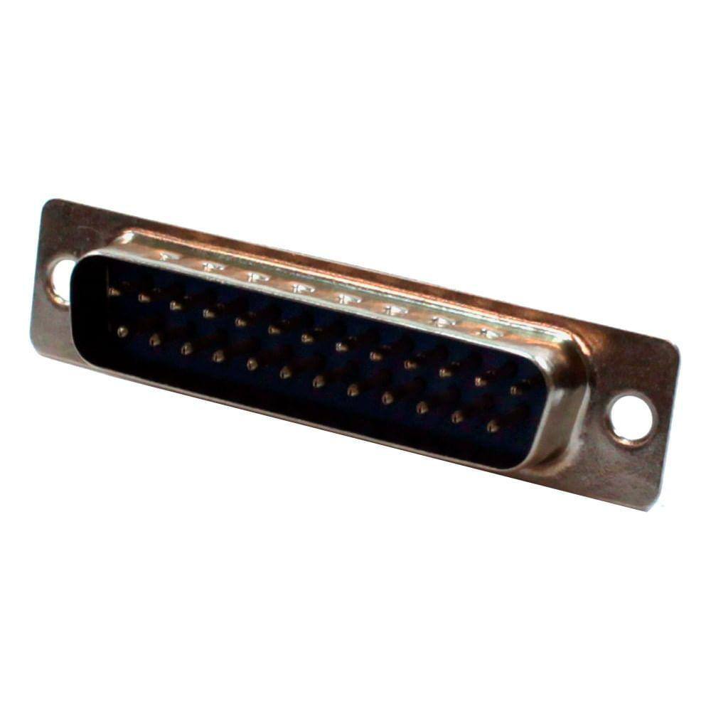 Conector Com 25 Vias Macho DBSM-25 Metaltex