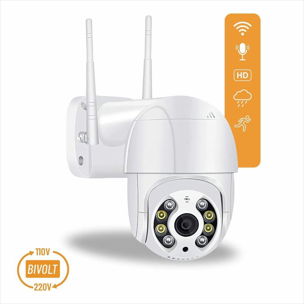 Câmera Ip Externa 100% Prova Dágua Wifi Icsee Full Hd 1080P.