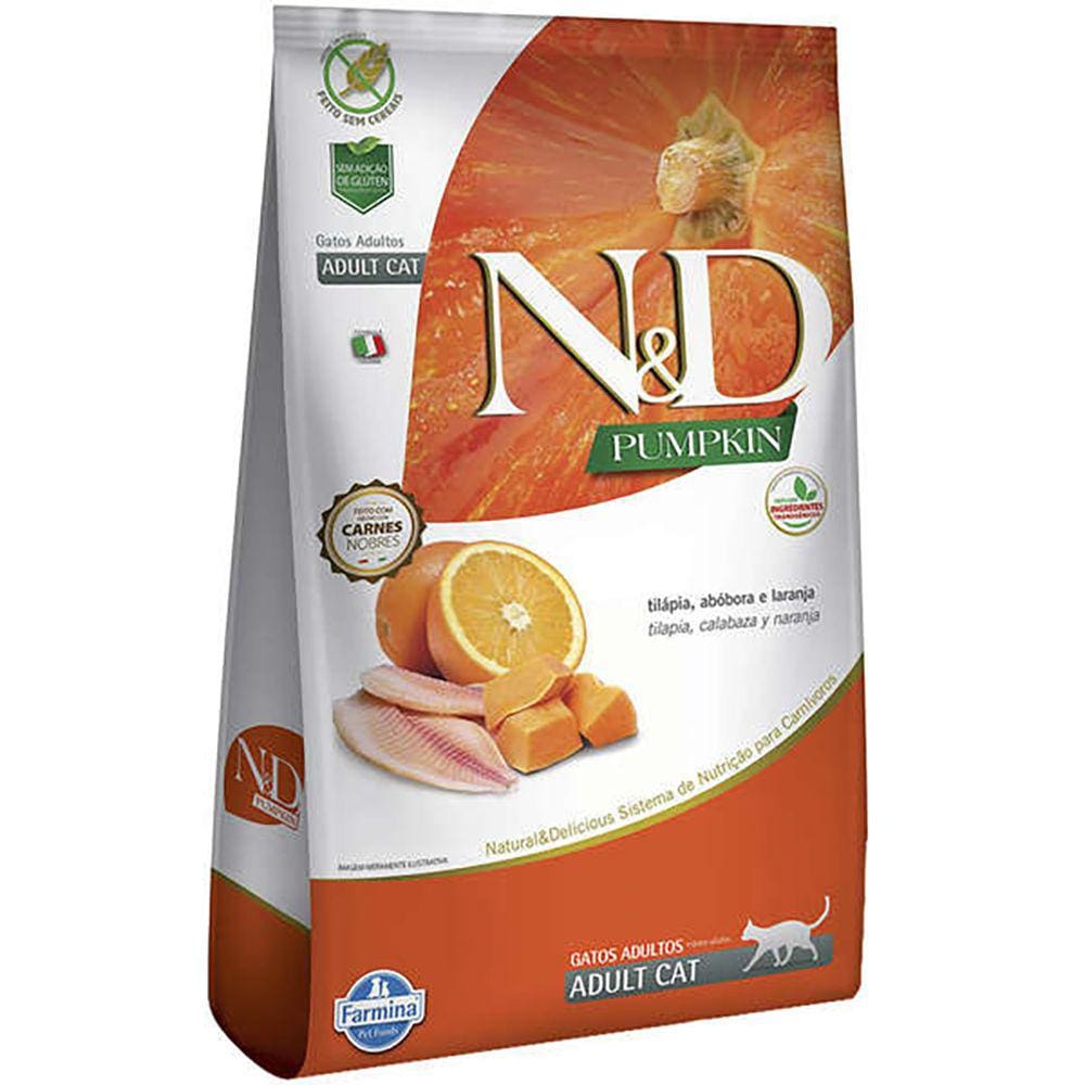 Ração N&D Pumpkin Gatos Adultos Tilapia 400g
