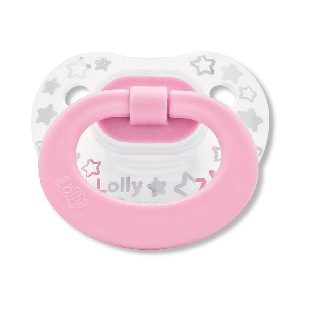 Chupeta Dreams Bico Redondo T1 Rosa 5311-01 Lolly