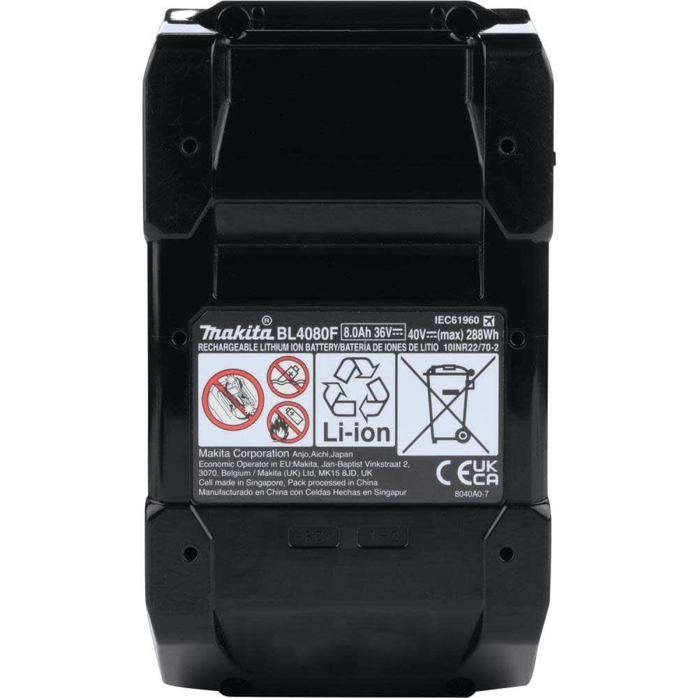 Bateria Xgt 40V Max Li-Ion 8.0Ah Bl4080 191X65-8 Makita