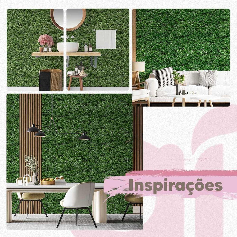 Papel De Parede Adesivo Folhagem Hera Verde Lavável 3M