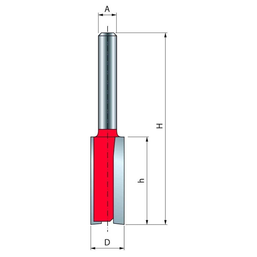 Fresa Paralela Dupla 10 X 12Mm Freud F03Fr01530