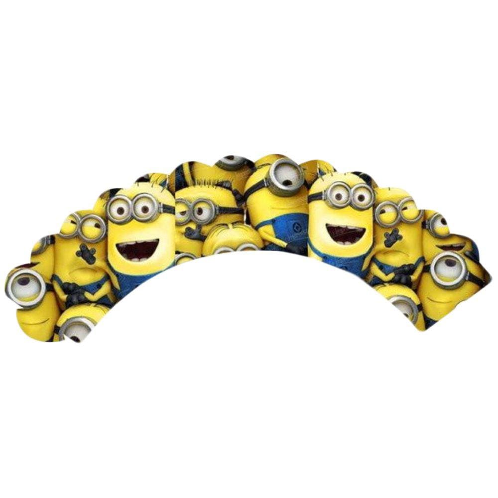 Porta Cupcake Meu Malvado Favorito Minions - 8 un