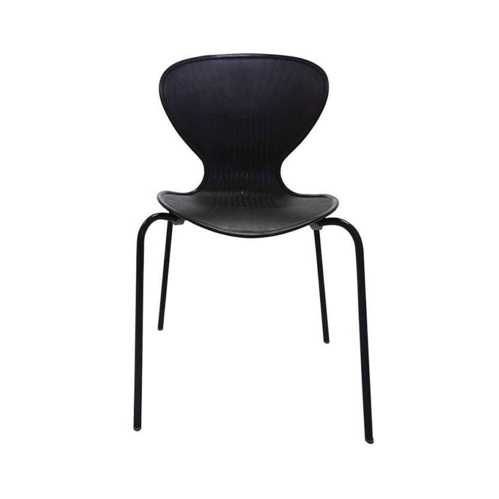 Cadeira Empilhável Flash Prima Design Preto