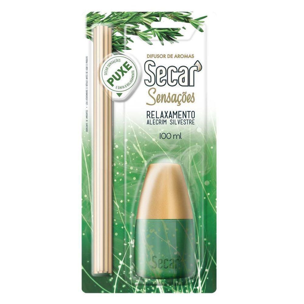 Difusor De Aromas Secar Sensações 6X100Ml Alecrim Silvestre