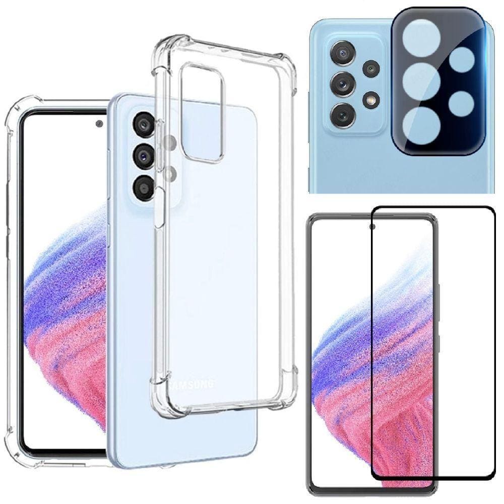 Capinha + Película 3D + Película De Câmera Samsung A53 5G