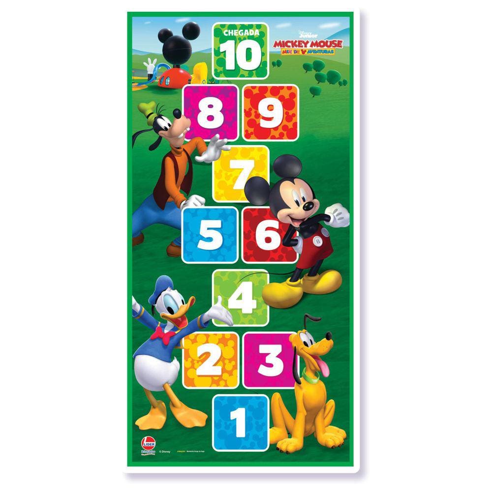 Base Decorativa Amarelinha Mickey And Friends 140 Cm Tapete