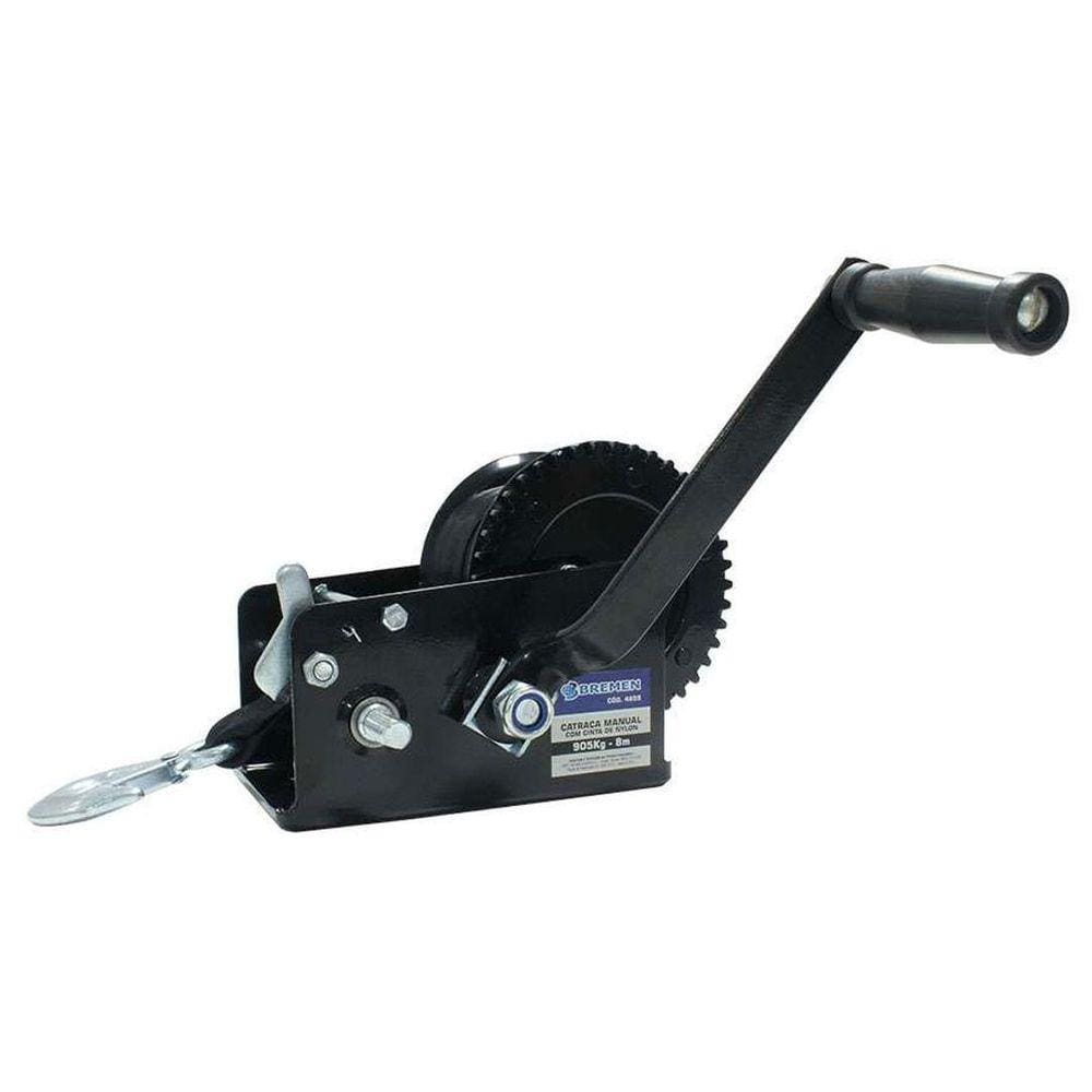 Guincho Catraca Manual 905Kg Cinta De Nylon 8M Bremen - 4659