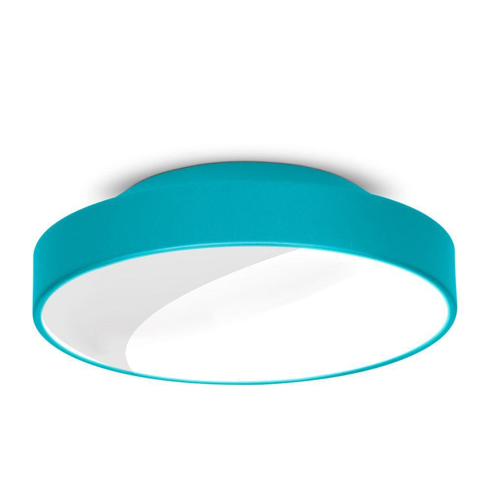 Plafon 7651 azul-25x7 cm-2L-Soq E27 max 25w-bivolt