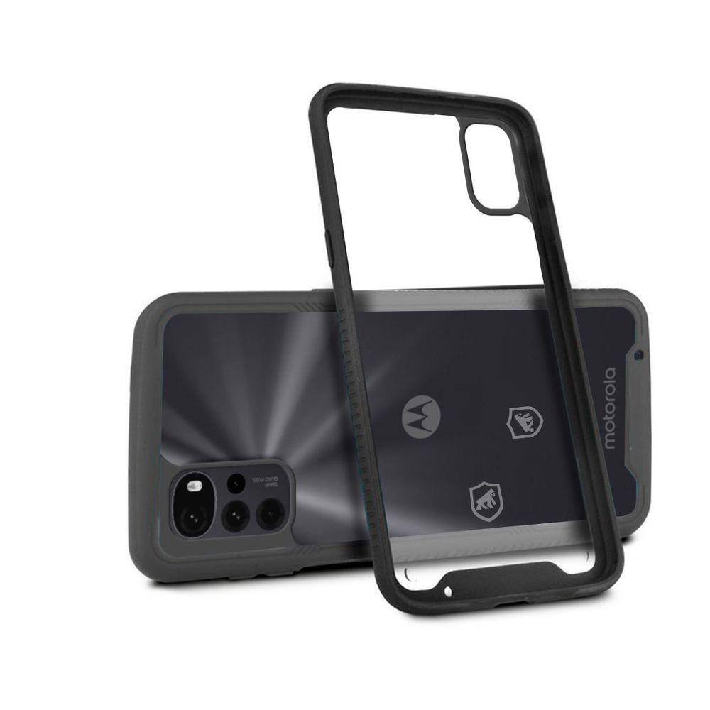 Capa Para Motorola Moto G22 - Stronger Preta - Gshield