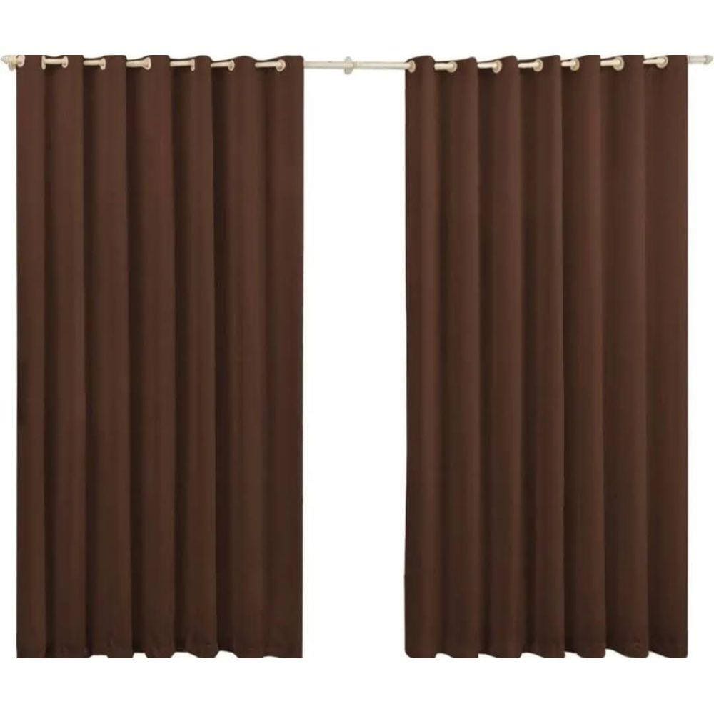 Cortina 2,00X1,40 Oxford Quarto Sala Cozinha Marrom