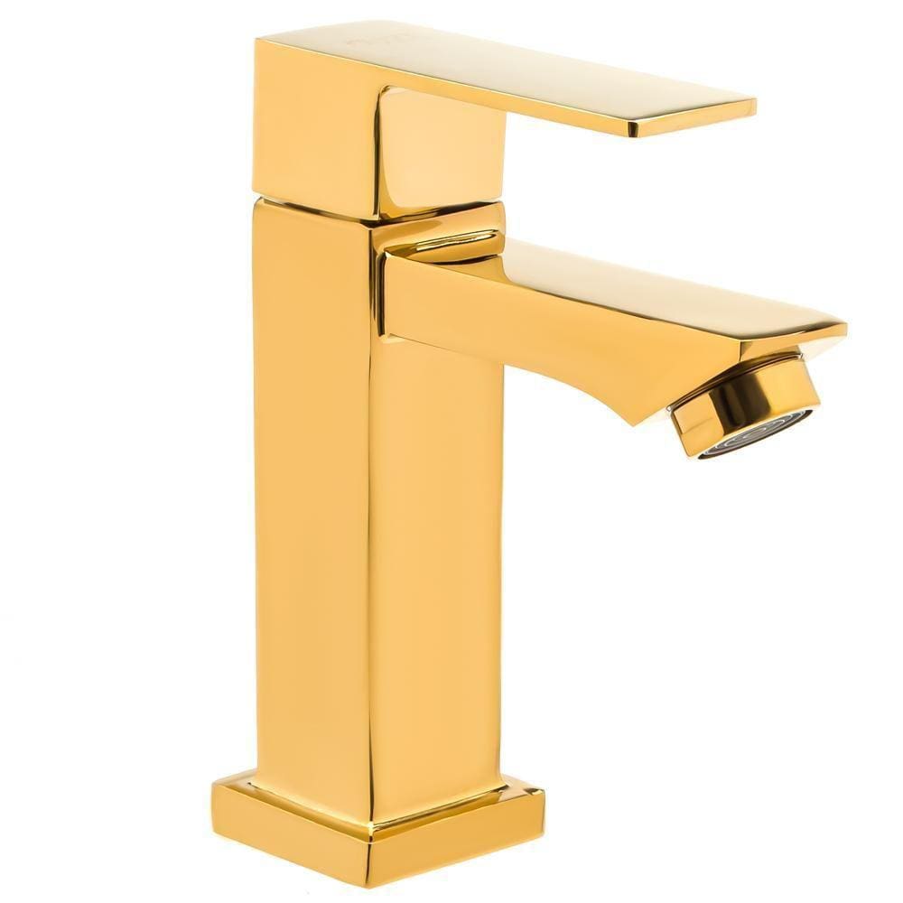 Torneira Banheiro/Lavabo/Pia Luxo Dourado - Smart Norte