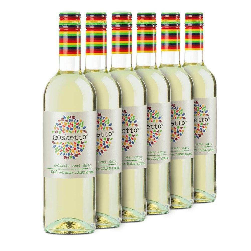 Vinho Mosketto Branco 750Ml Kit 6 Unidades