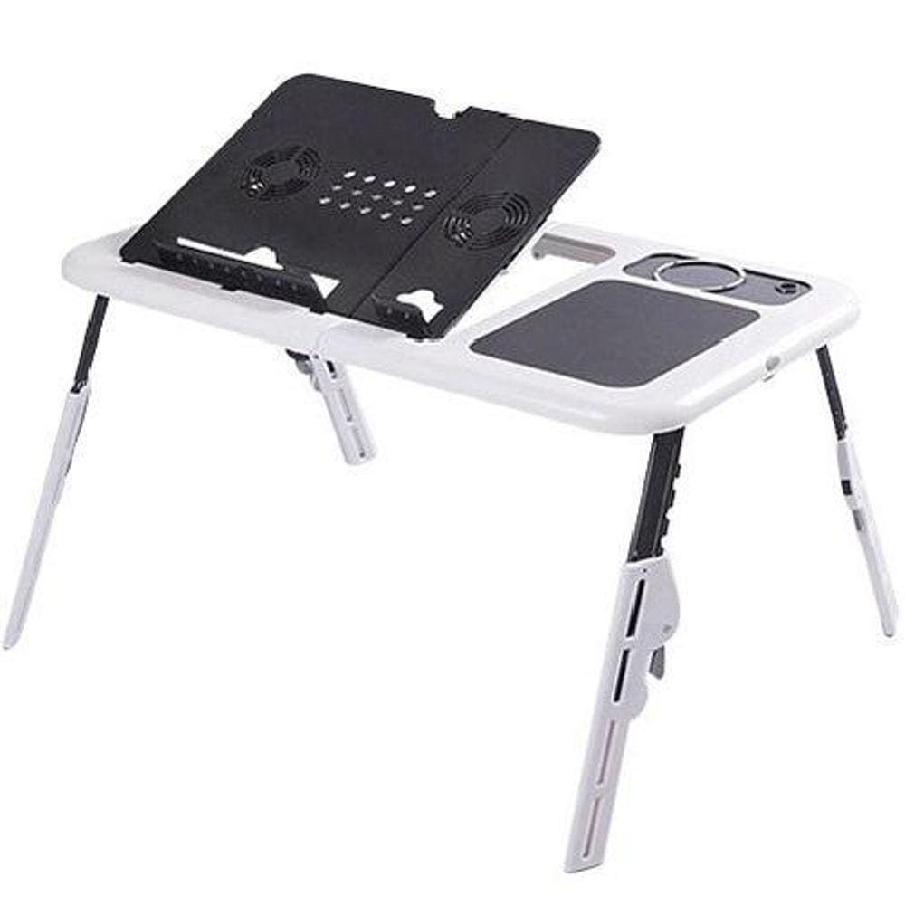 Mesa Portátil Para Netbook E Notebook Com 2 Cooler Retrátil