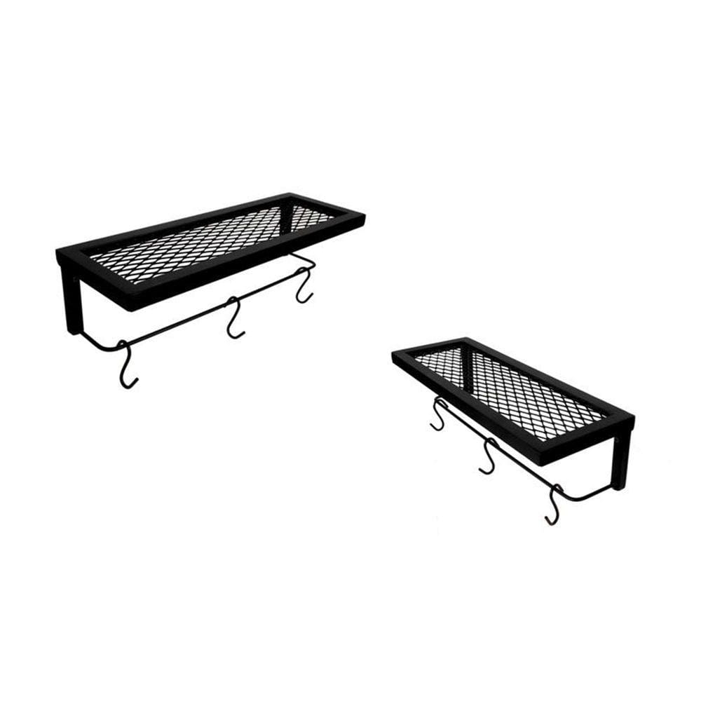 Kit 2 Prateleiras Tela Decorativas Cozinha Porta Toalhas E
