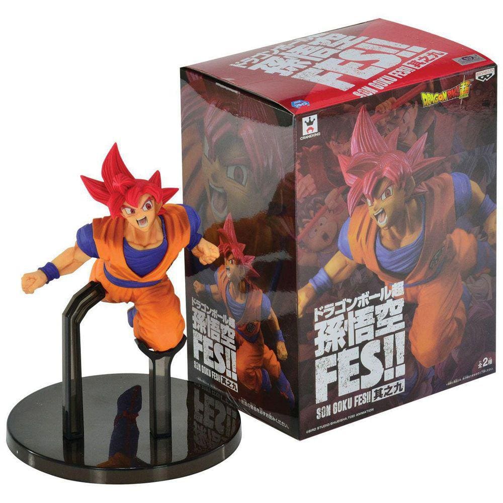 Banpresto Dragon Ball Z 3,9 polegadas Super Saiyajin Deus ss Son