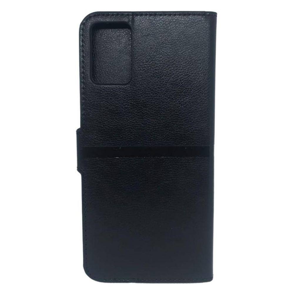 Kit Capa Carteira Compatível Com Motorola E22 + Película 3D