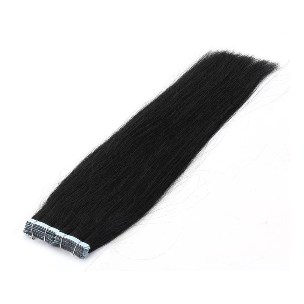 Mega Hair Fita Adesiva Castanho 70Cm - 10 Peças