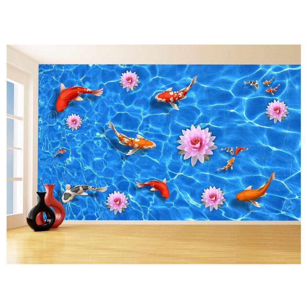 Papel Para Piso De Porcelanato Liquido Água 3,5M Flr14