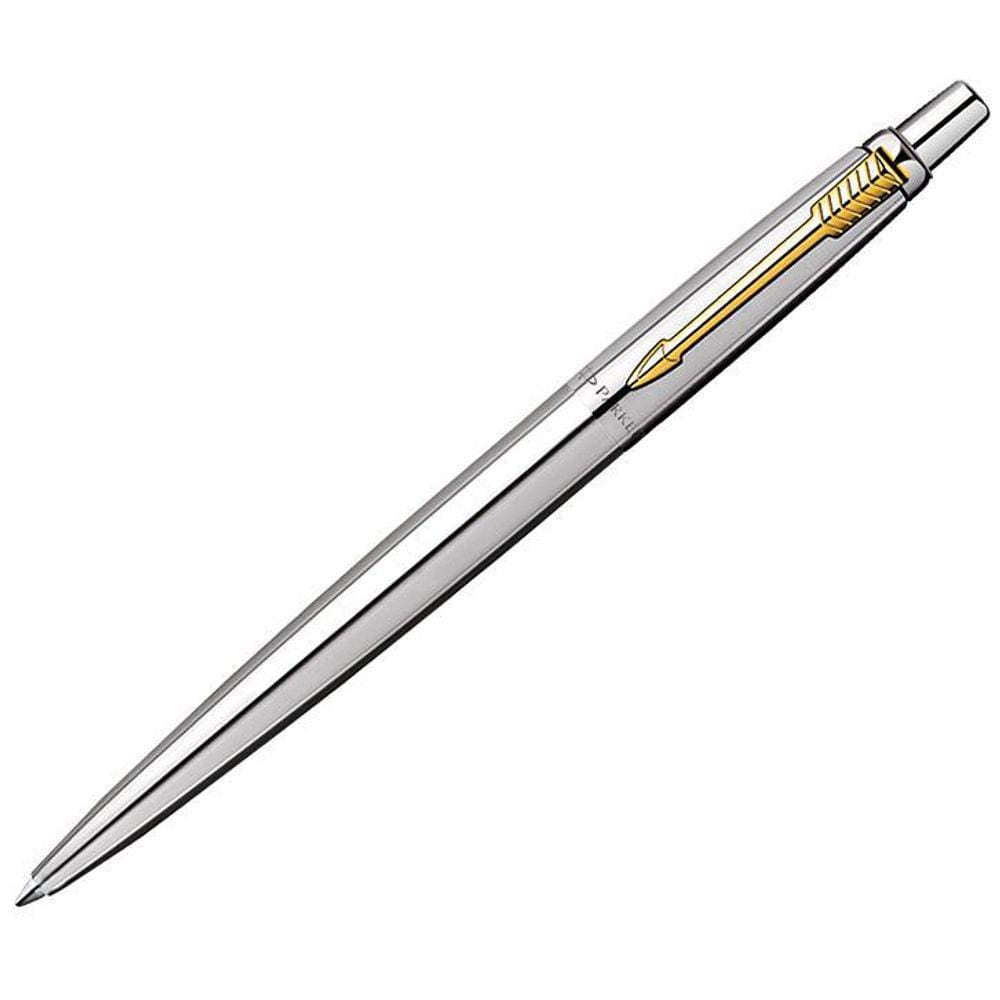 Caneta Esferográfica Parker Jotter Special Aço Com Dourado