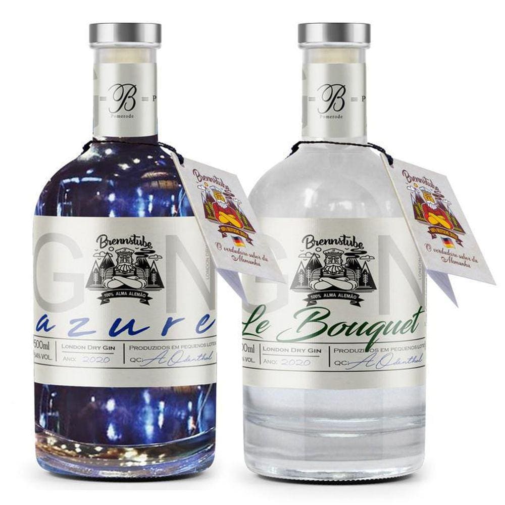 Kit Com 2 Gin Azure E Le Bouquet Brennstube - London Dry