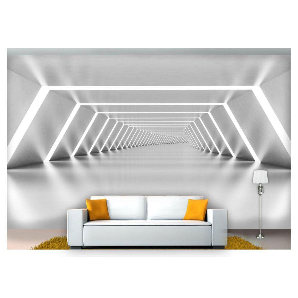 Papel De Parede Túnel Profundo Caminho 3D At27