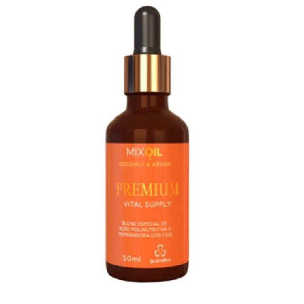 Premium Vital Supply Mix Oil Coconut & Argan 50Ml - Grandha
