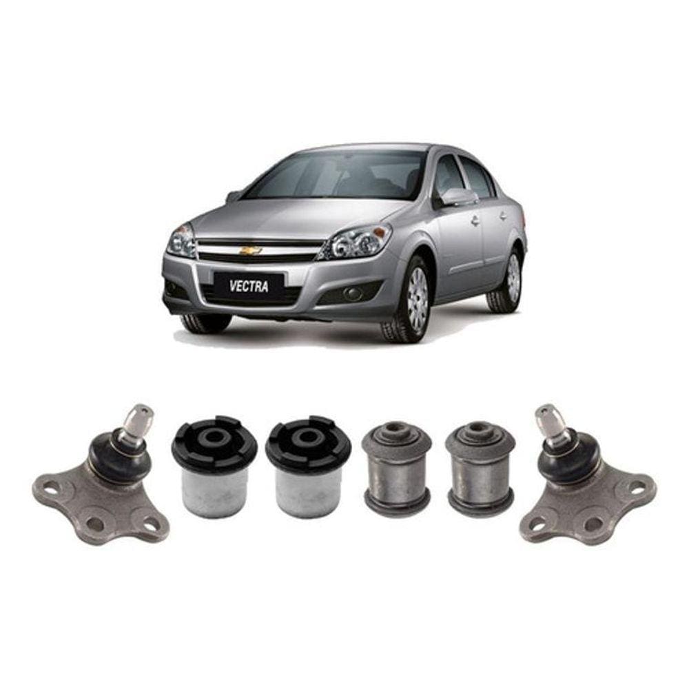 Bucha + Pivô Bandeja Leque Dianteira Vectra 2009 2010 2011