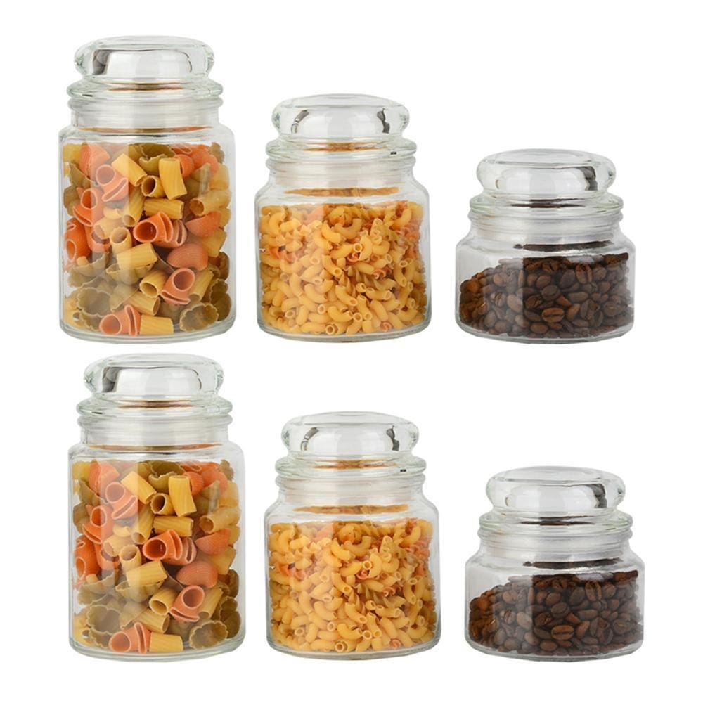 Conjunto 6 Potes Vidro Hermético 750/520/350Ml Class Home