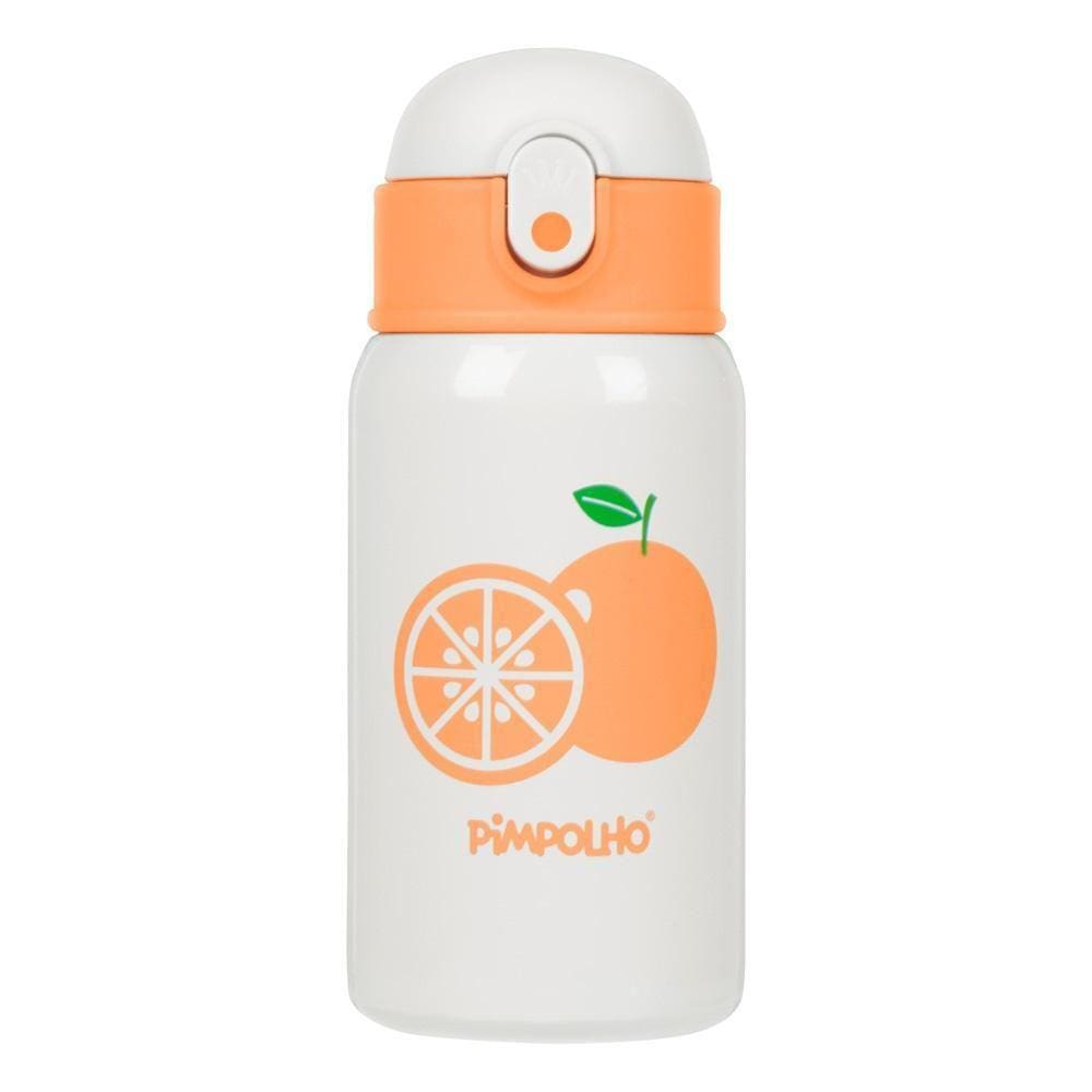 Garrafa Térmica Infantil 400 Ml Bege Laranja Pimpolho 94741