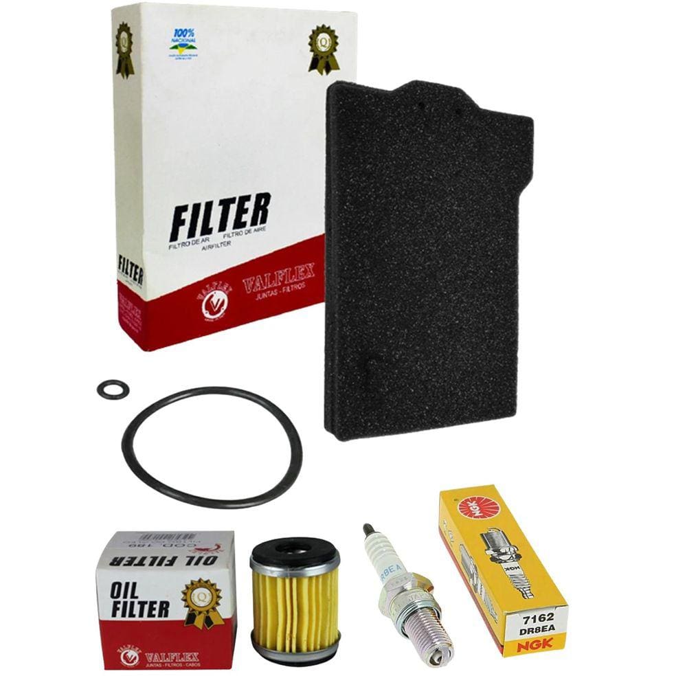 Filtro Ar + Filtro Oleo+ Vela Fazer 250 Lander 250 07 Á 15