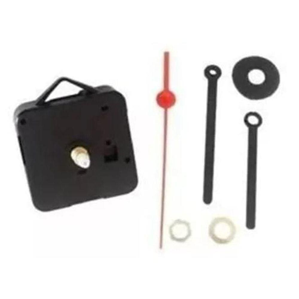 Máquina Relógio Parede Quartz Tic-tac 17mm Ponteiros Grandes