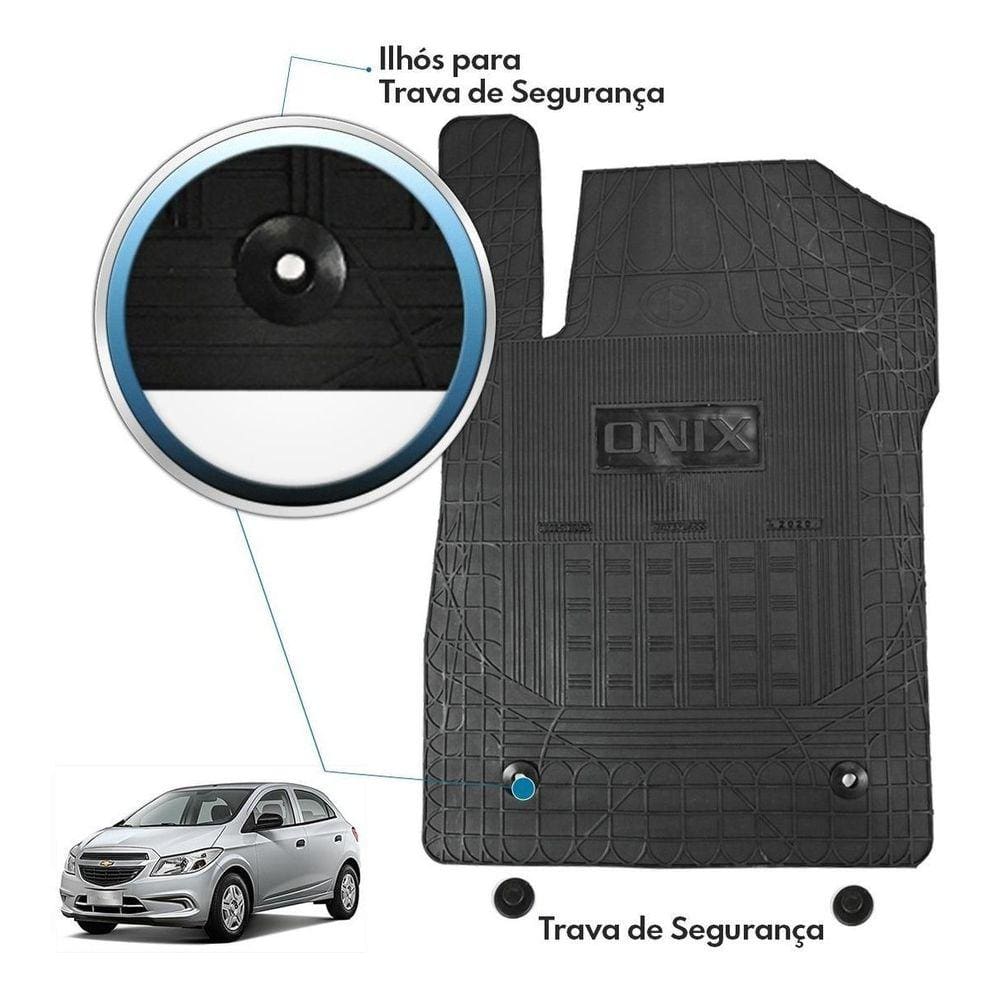 Jogo Tapete Interno Reforçado Chevrolet Onix 2016 A 2020