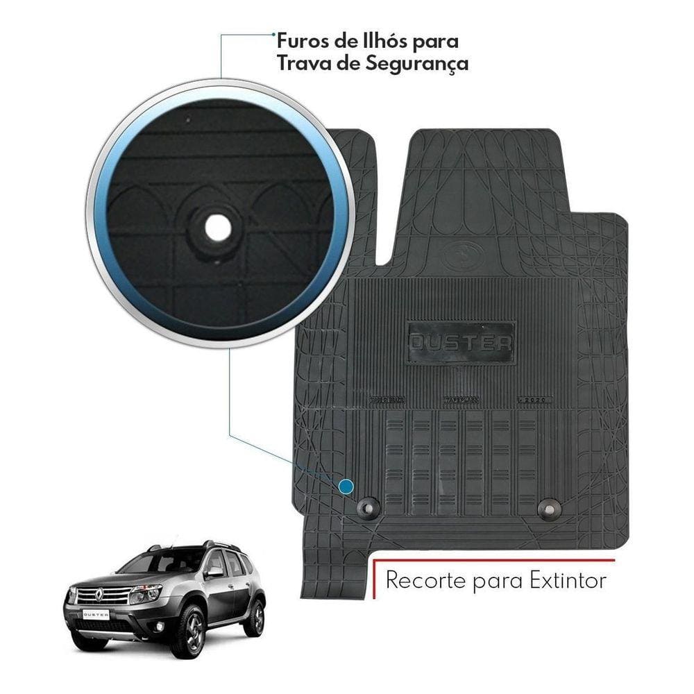 Jogo Tapete Interno Reforçado Renault Duster 2011 A 2015