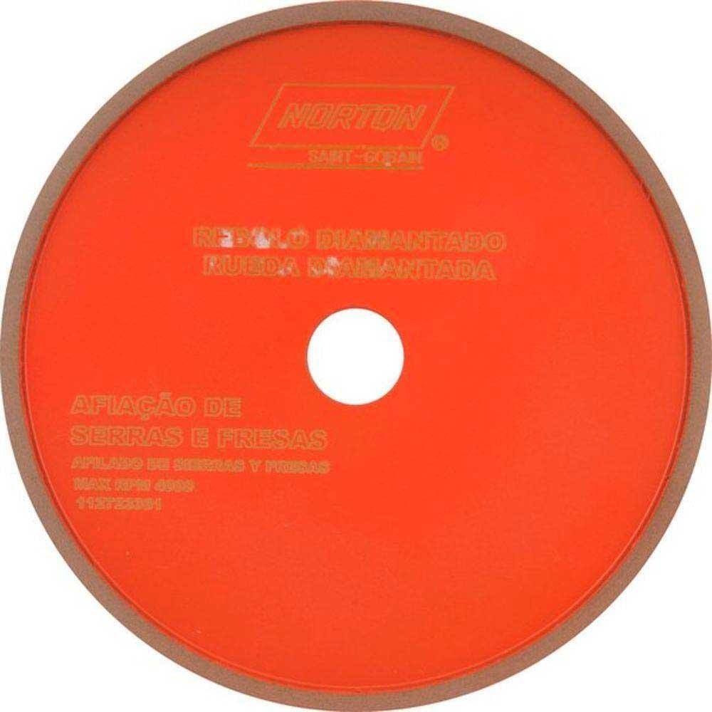 Rebolo Diamantado Afiação Serras E Fresas 150Mm Profissional