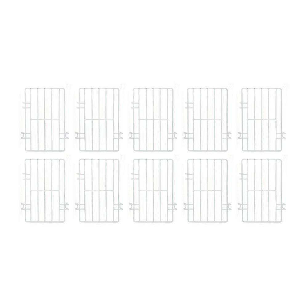 10 Separadores Organizadores Cestos Nextgen Branco Metalfrio