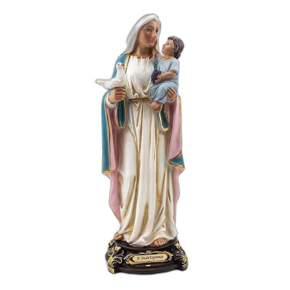 Imagem Nossa Senhora Da Esperança Importada Resina 31 Cm