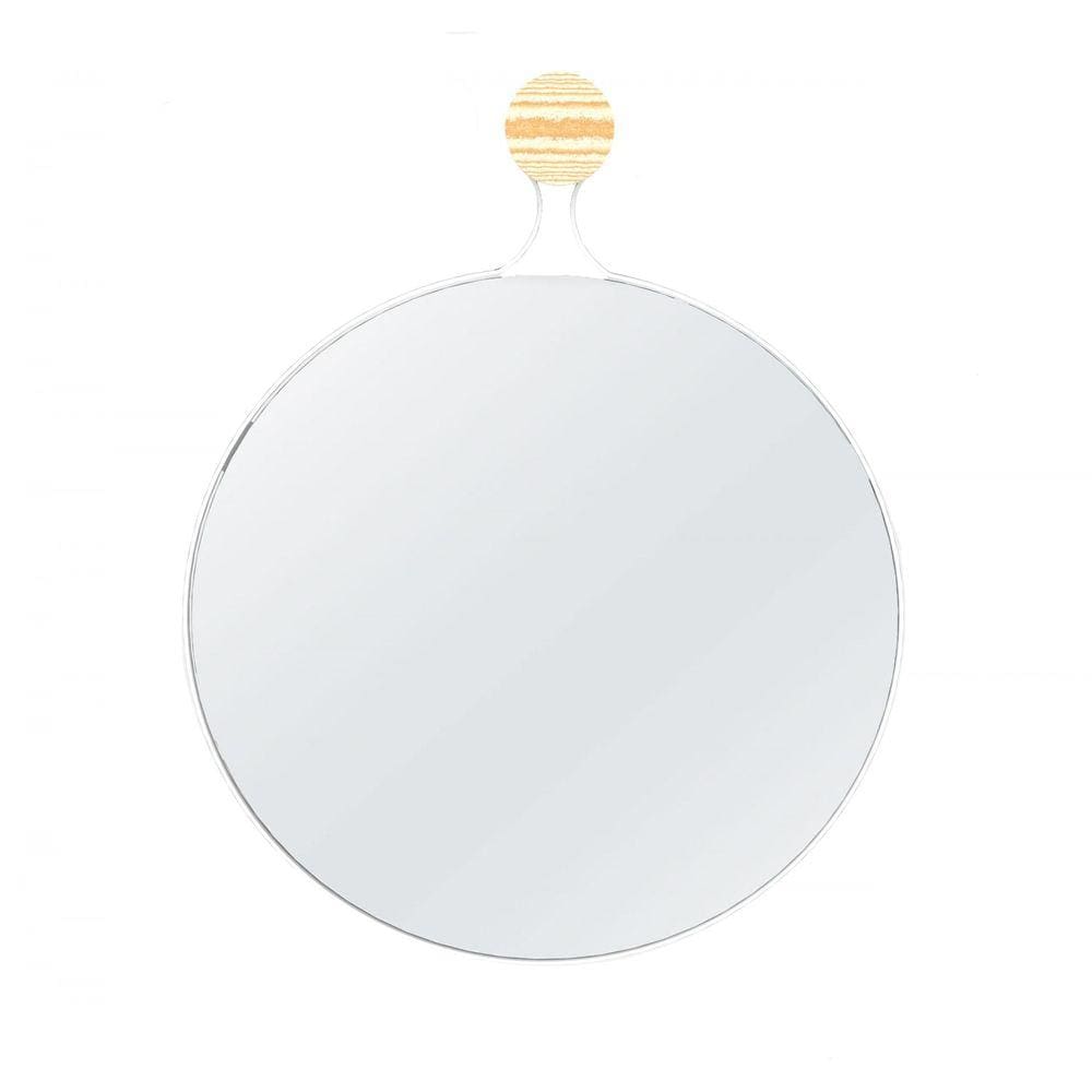 Espelho Decorativo Twiza Branco 40 Cm