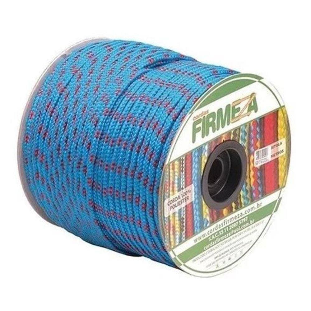 Corda 12Mm Poliester 50Metros Azul