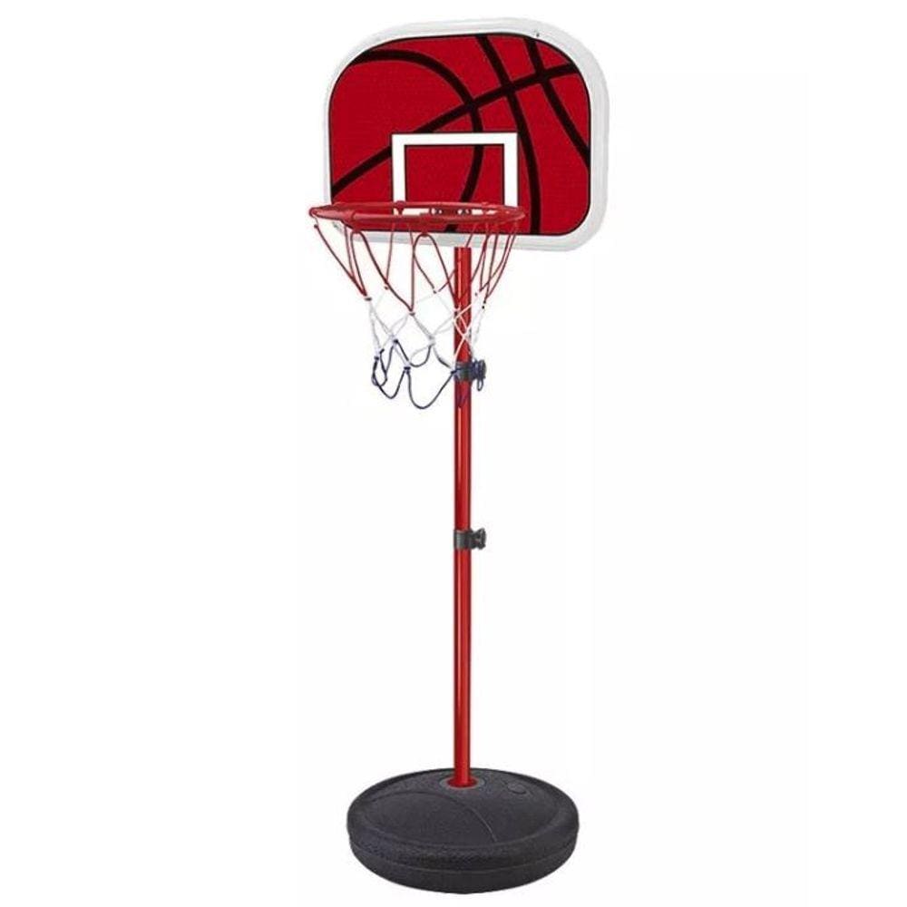 Cesta de basquete infantil ate 2,02 m com bola inclusa
