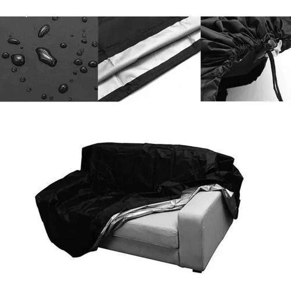 Capa Impermeável Para Sofá 2 Lugares  134X66X89Cm